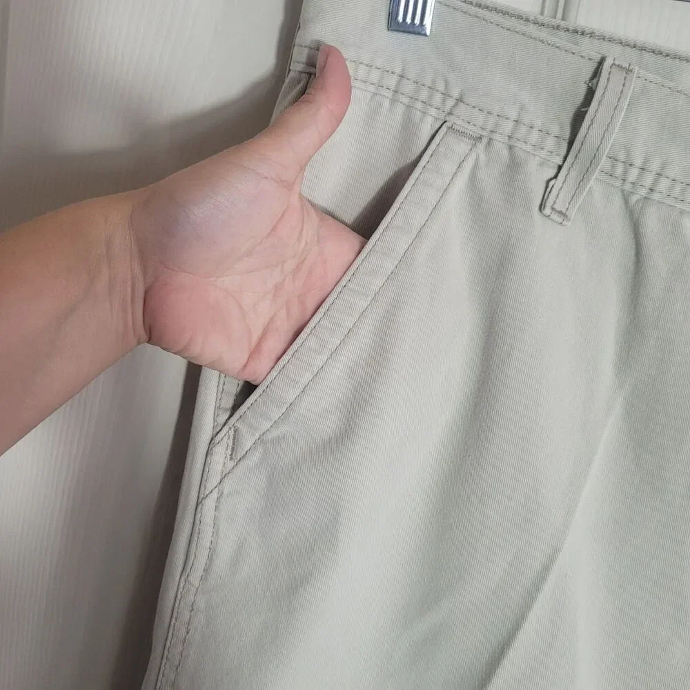 Levi's Workwear Loose Bootcut Khaki Pants Men's Size 34 X 30 Tan Casual Preppy